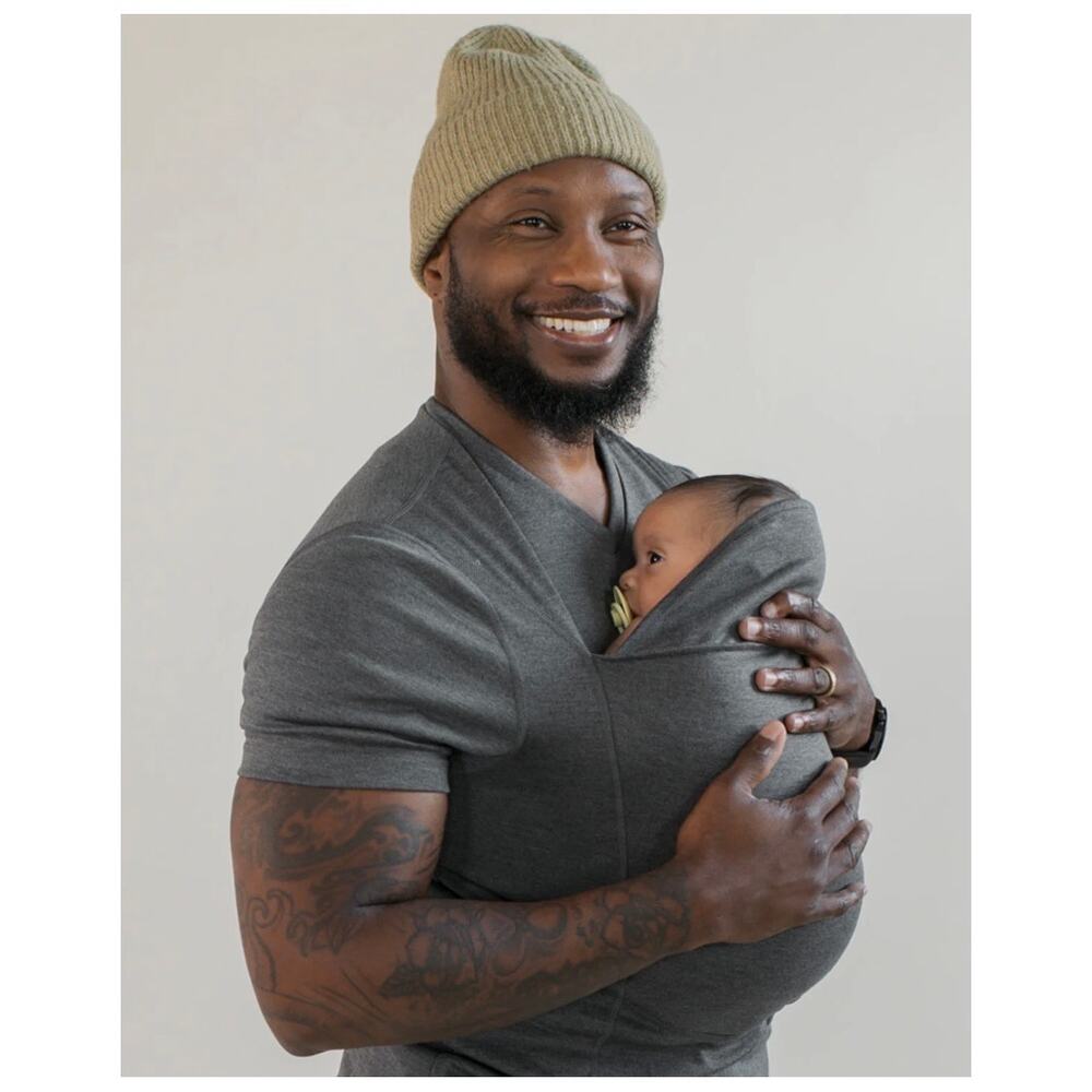 Lalabu Men's DAD Shirt with Baby Pouch